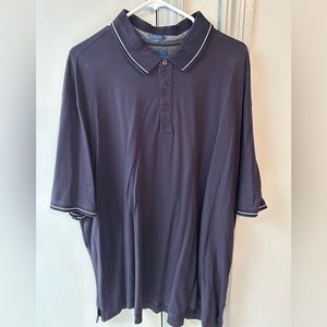Fairlane - Kensington Lux Pima Polo - Dark Purple - 3XL